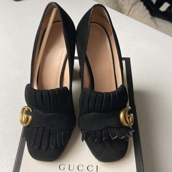 COPY - Gucci Heels - Suede Pumps - Picture 2 of 6